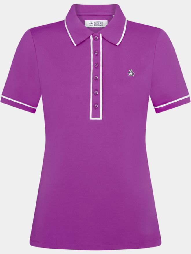 Penguin Performance Veronika Halbarm Polo fuchsia