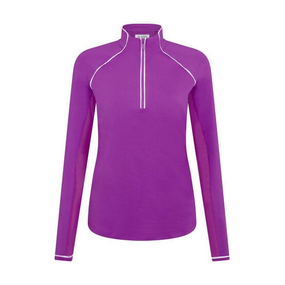 Penguin  Veronica Sun Protection Stretch Midlayer fuchsia