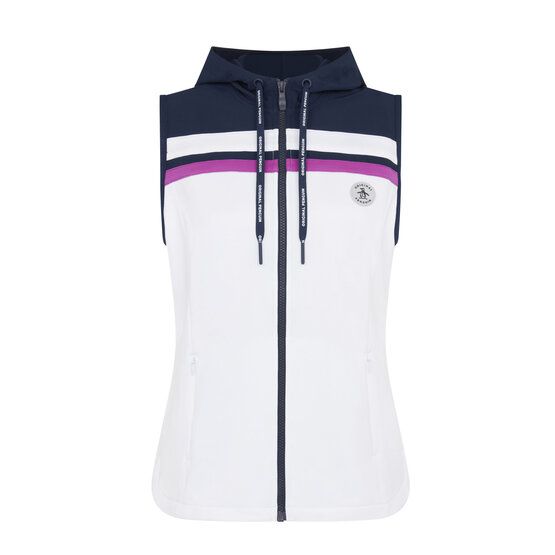 Penguin  Lehká mikina s kapucí Colourblock Stretch Vest bílá