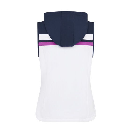 Penguin  Lehká mikina s kapucí Colourblock Stretch Vest bílá