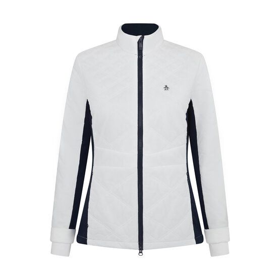 Penguin  Insulated Woven Full-Zip Stretch Jacket white