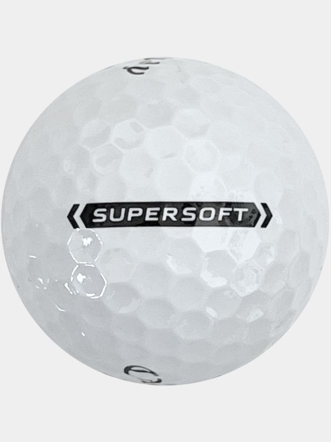 Callaway Supersoft Golfbälle mit Golf House Logo weiß