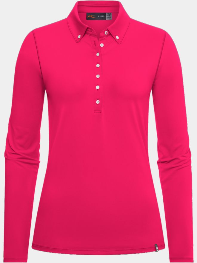 Kjus Scotscraig Langarm Polo pink