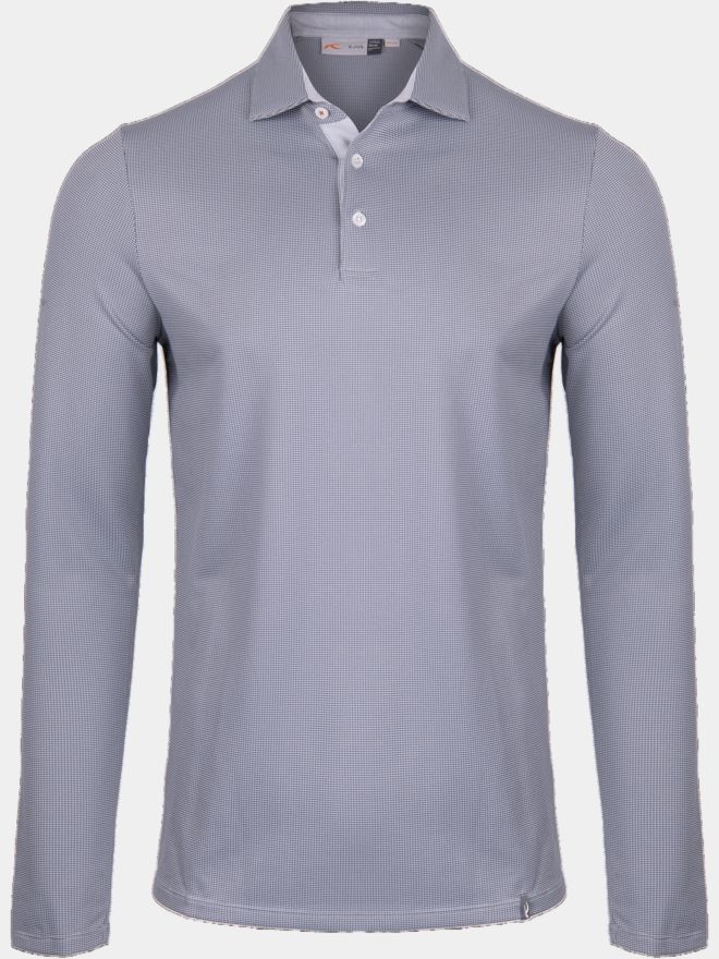 Kjus Ashton Langarm Polo hellgrau