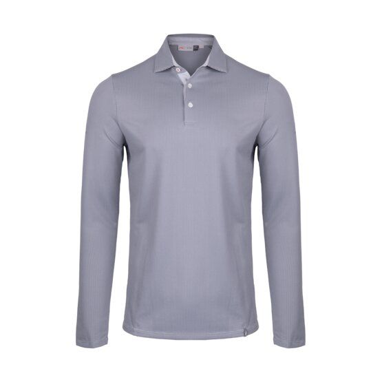 Kjus  Ashton long sleeve polo light gray