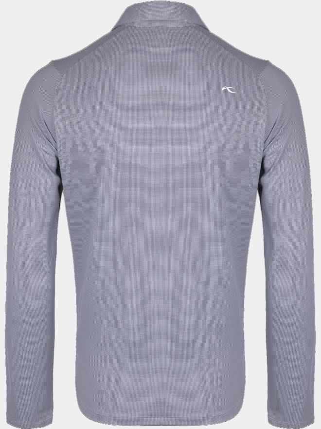 Kjus Ashton Langarm Polo hellgrau