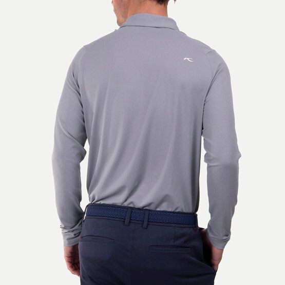 Kjus  Ashton long sleeve polo light gray