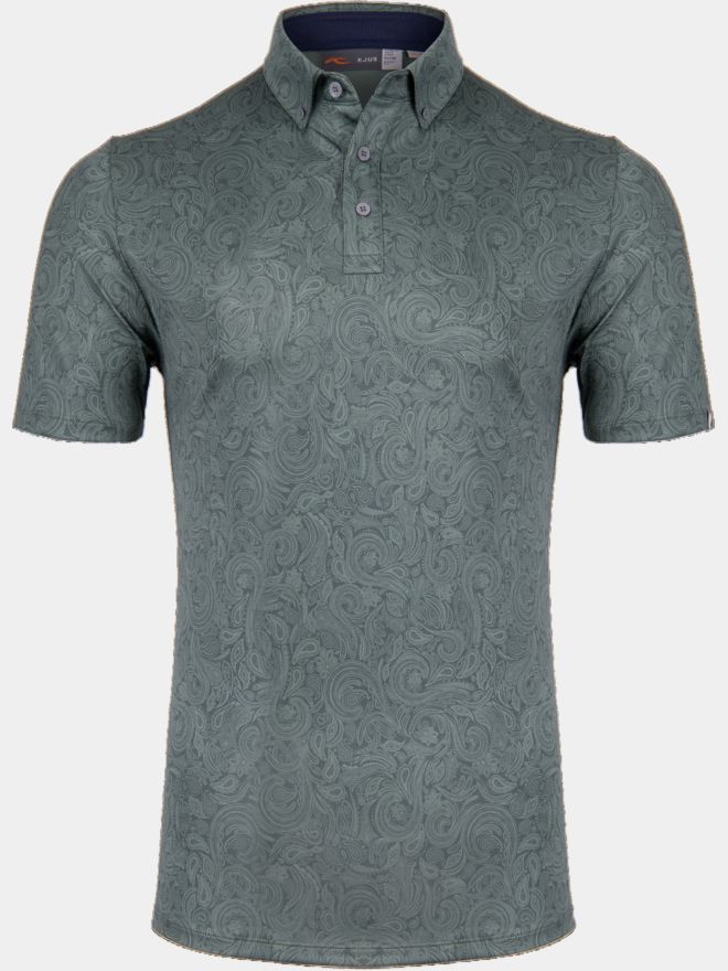 Kjus Lance Printed Halbarm Polo grün