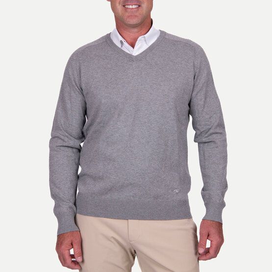 Kjus  Kirk V-neck sweater gray melange