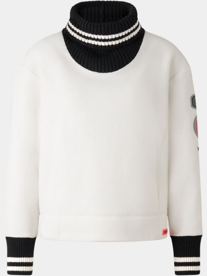 Fire and Ice LORY Fleece Midlayer offwhite