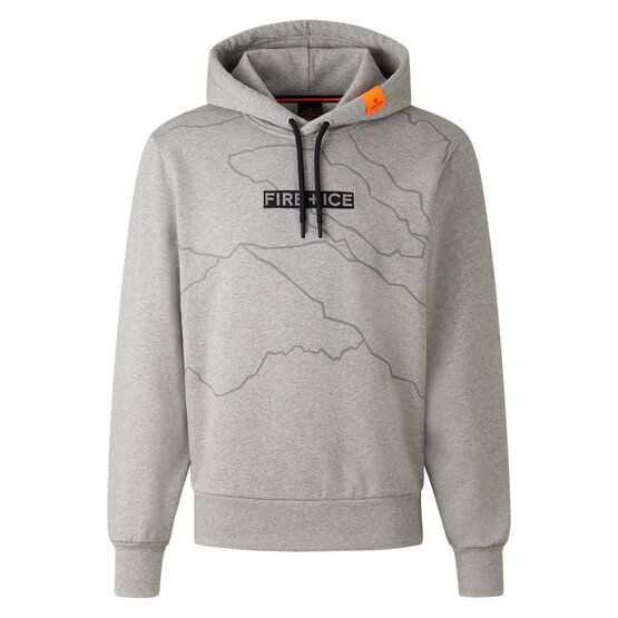 Fire and Ice  COVELL Hoodie Sweatshirt gray melange