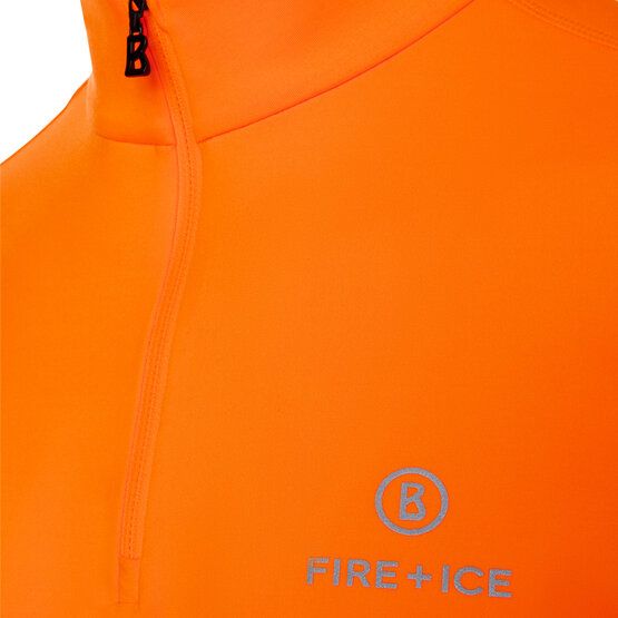 Fire and Ice  PASCAL fleece midlayer orange