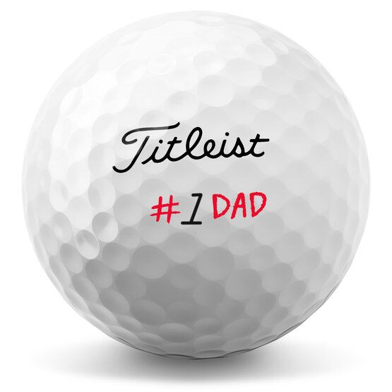 Titleist Pro V1 #1 Dad Golfbälle weiß