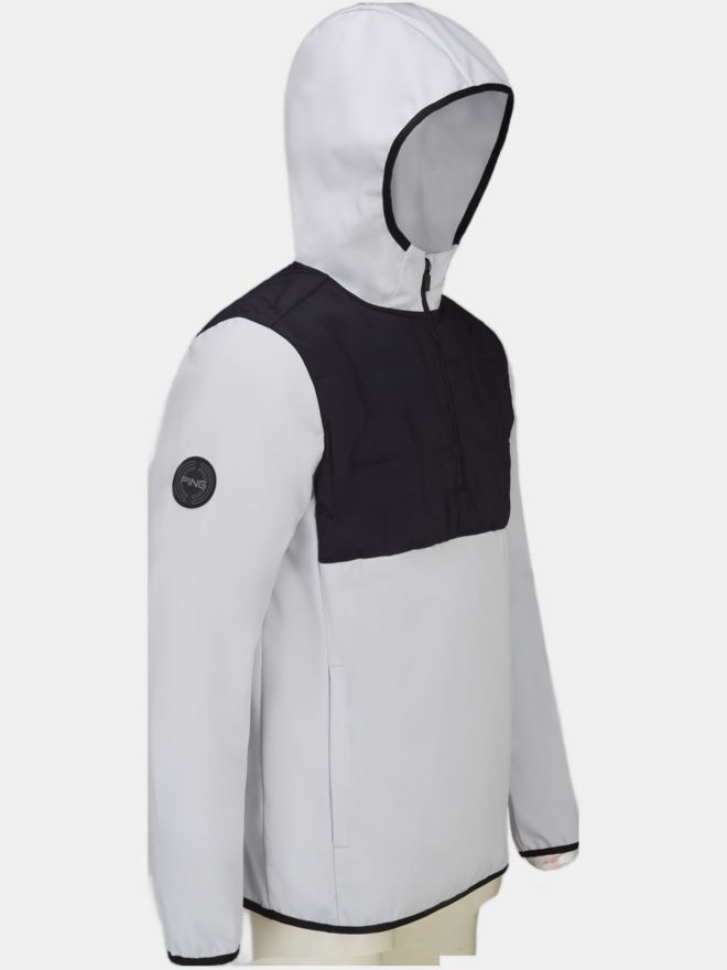 Ping Norse S6 Zoned Hooded Stretch Jacke hellgrau