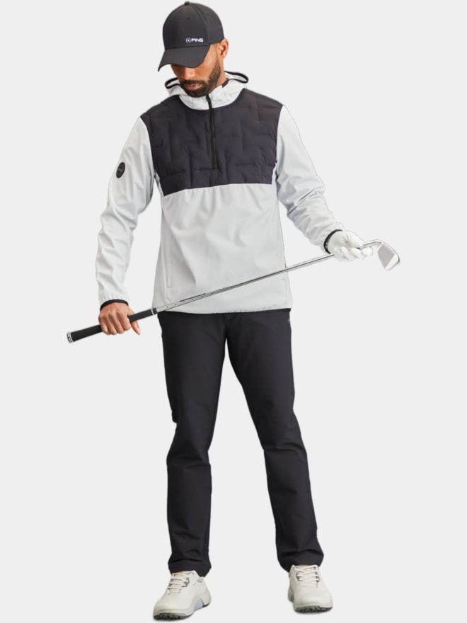 Ping Norse S6 Zoned Hooded Stretch Jacke hellgrau