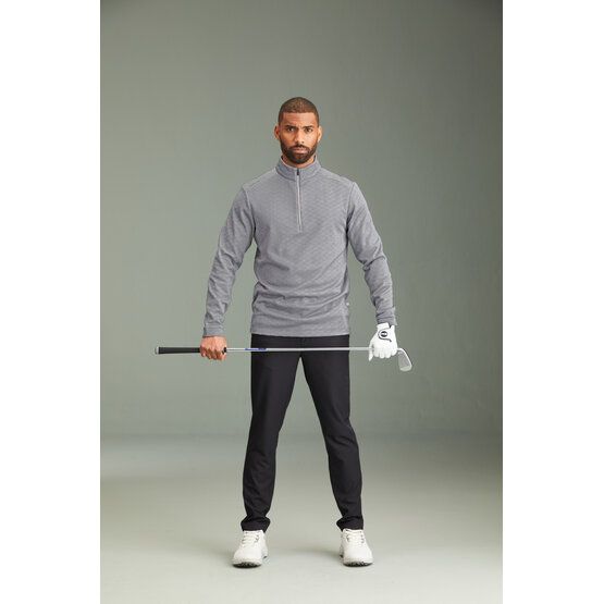 Ping Bexton Stretch Midlayer grau melange