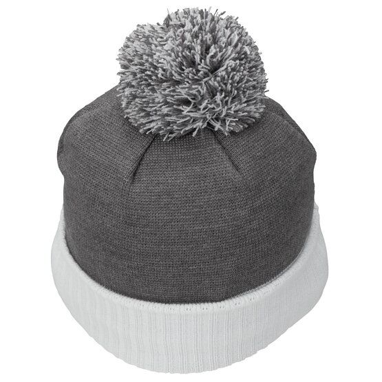 TaylorMade Beanie mit Bommel grau