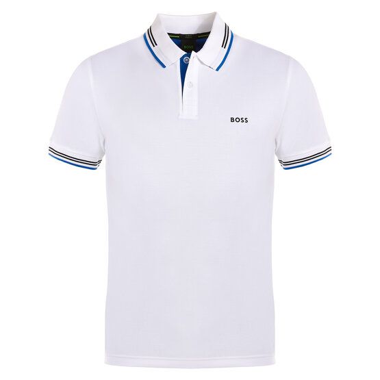 BOSS Polo Paul s krátkým rukávem offwhite