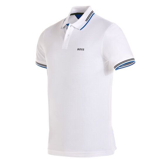 BOSS Polo Paul s krátkým rukávem offwhite