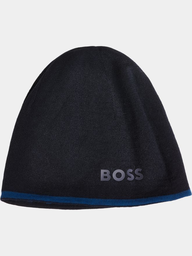 BOSS Arev Beanie Mütze navy