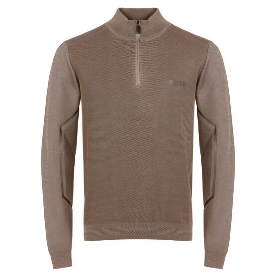 BOSS  Zhine Troyer knit camel