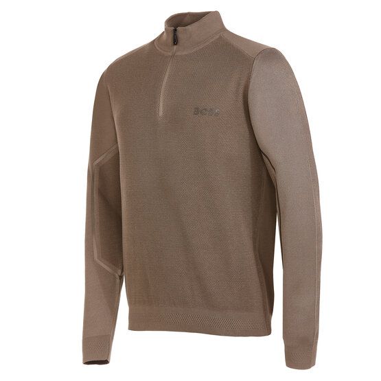 BOSS  Zhine Troyer knit camel