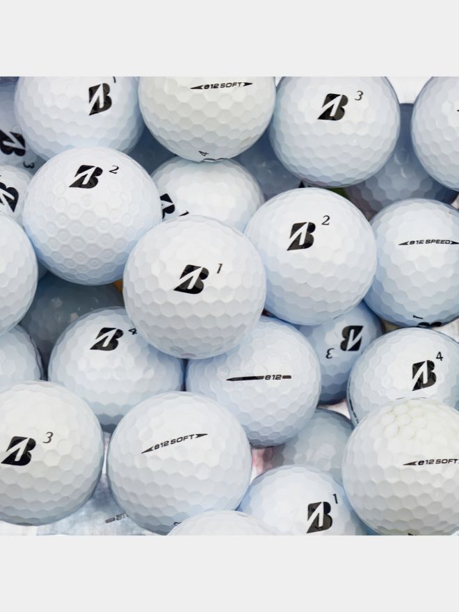 Second Chance Bridgestone E12 Grade A Lakeballs weiß