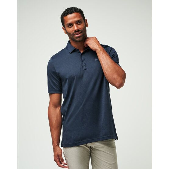 TravisMathew  THE ZINNA half-sleeve polo blue