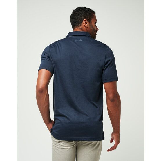 TravisMathew  THE ZINNA half-sleeve polo blue