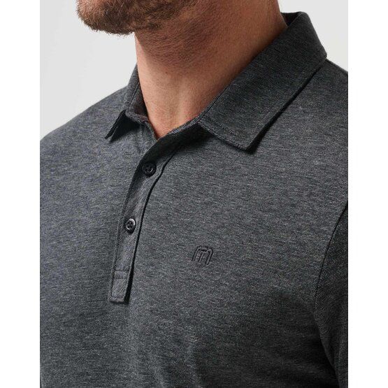 TravisMathew THE ZINNA Halbarm Polo schwarz