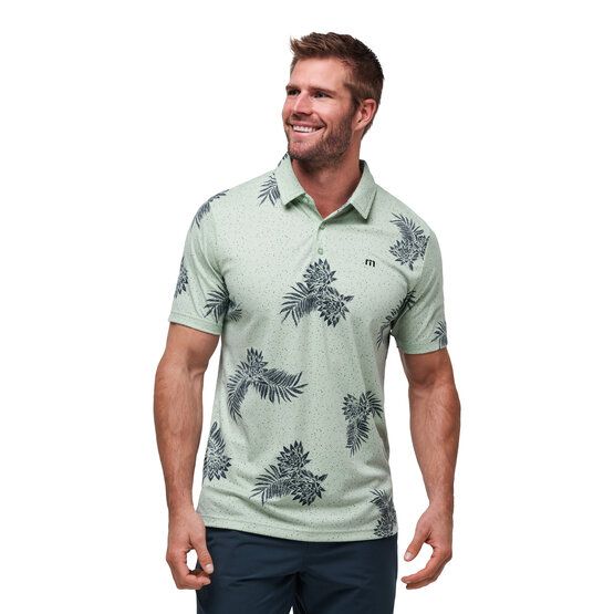 TravisMathew  Polo LUSH FOREST s krátkým rukávem olivová