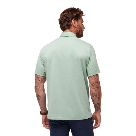 TravisMathew  HEATER PRO half-sleeve polo olive