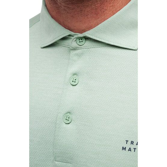 TravisMathew HEATER PRO Halbarm Polo oliv