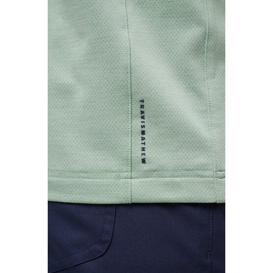 TravisMathew  HEATER PRO half-sleeve polo olive