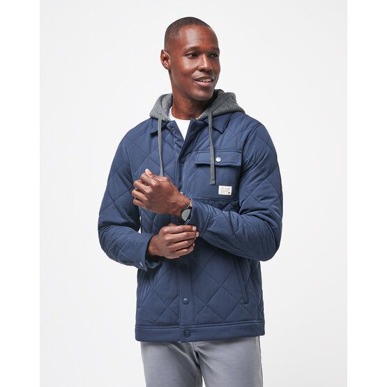 TravisMathew  GREY WAVE thermal jacket navy