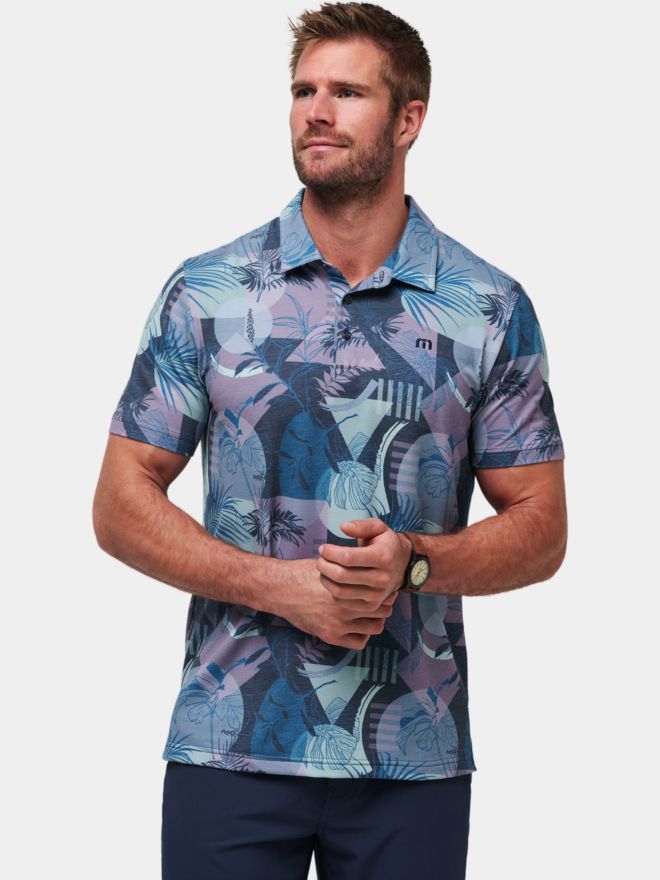 TravisMathew FEATHERWEIGHT SUMMER Halbarm Polo navy