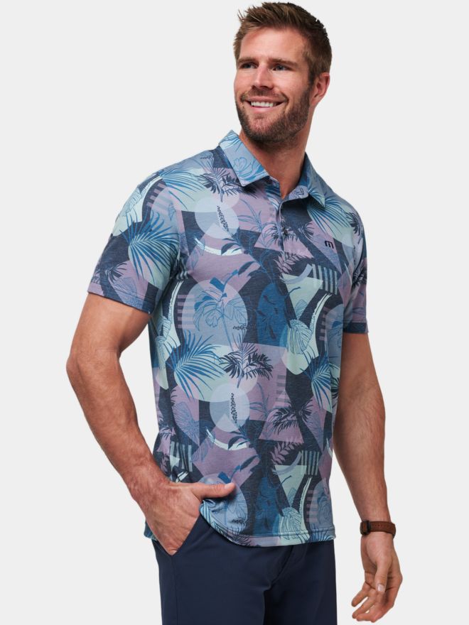 TravisMathew FEATHERWEIGHT SUMMER Halbarm Polo navy