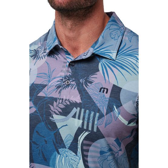 TravisMathew Polo FEATHERWEIGHT SUMMER s krátkým rukávem námořnická modrá