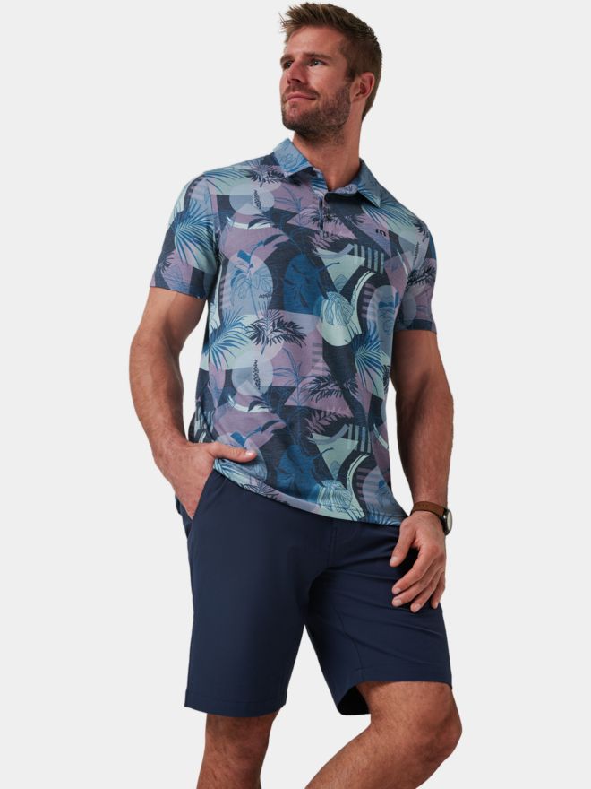 TravisMathew FEATHERWEIGHT SUMMER Halbarm Polo navy