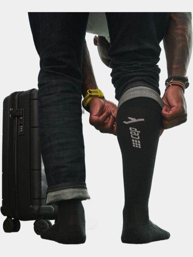 CEP Flight Compression Socks Tall Men schwarz