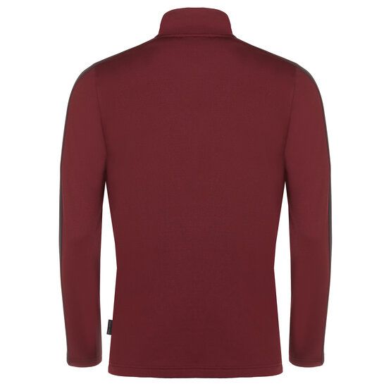 Daniel Springs  1/2 zip stretch thermal midlayer dark red