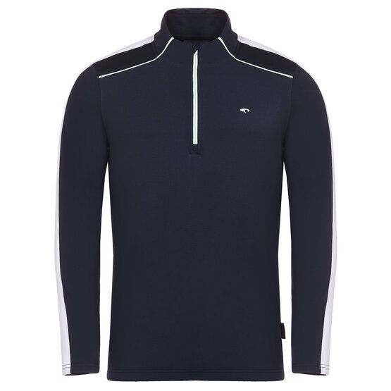 Daniel Springs  1/2 zip stretch thermal midlayer navy