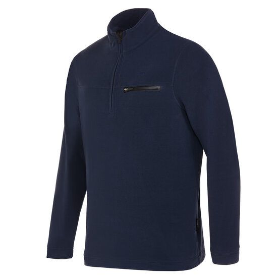 Daniel Springs  Windstopp fleece midlayer navy