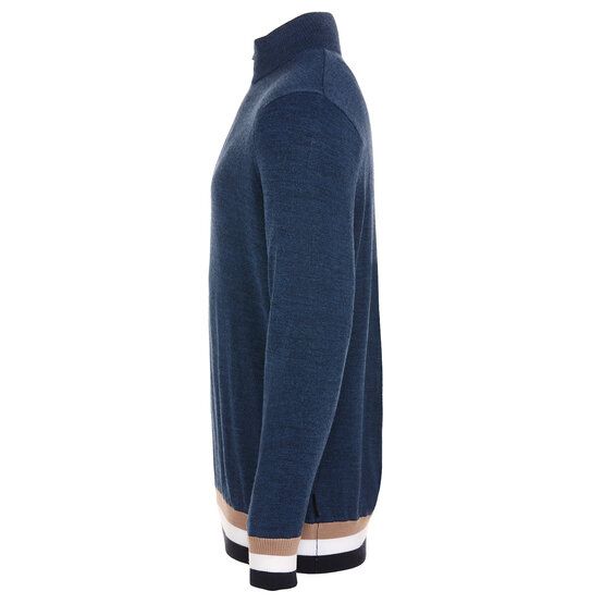 Daniel Springs  Windproof windstopper knit dark blue