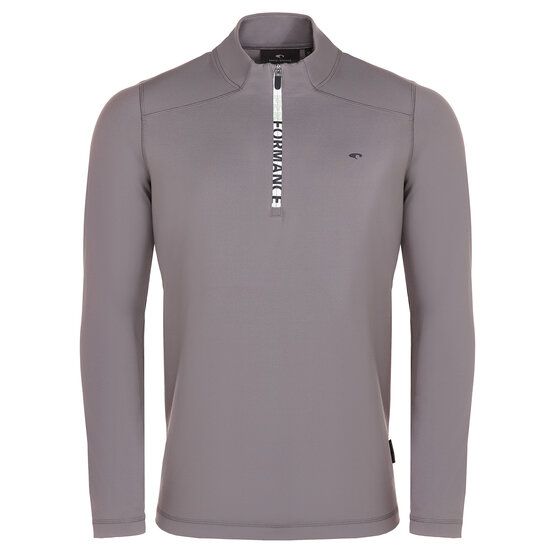 Daniel Springs  1/2 zip stretch thermal midlayer light gray