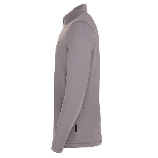 Daniel Springs  1/2 zip stretch thermal midlayer light gray