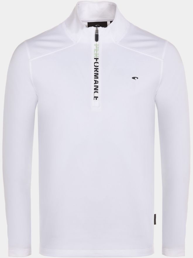 Daniel Springs 1/2 Zip Stretch Thermo Midlayer weiß