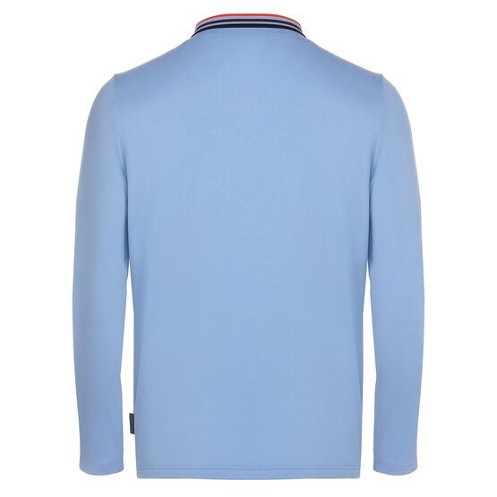 Daniel Springs Thermo Langarm Polo blau