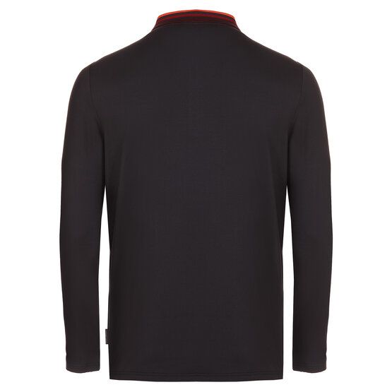 Daniel Springs  Thermal long sleeve polo black