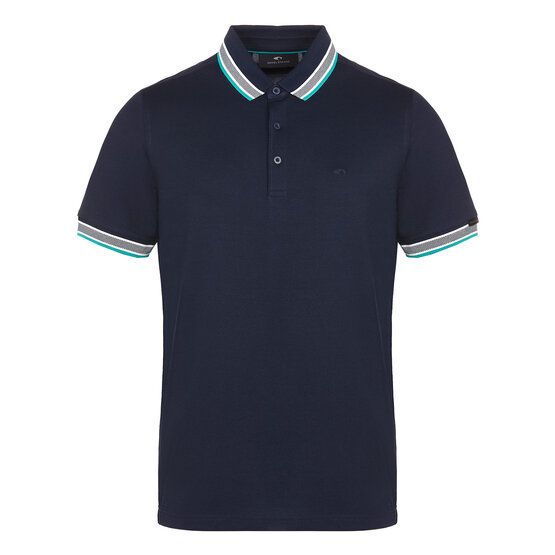 Daniel Springs Pique Halbarm Polo navy